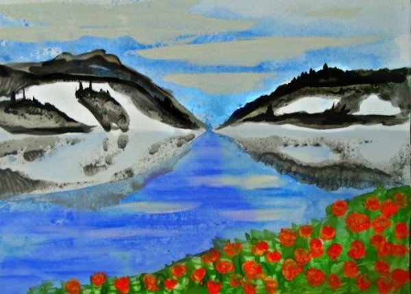 Байкал для рисования