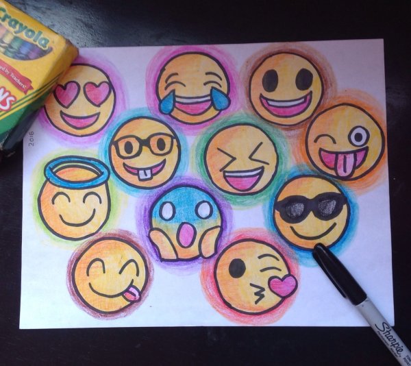 ЭМОДЖИ для рисования