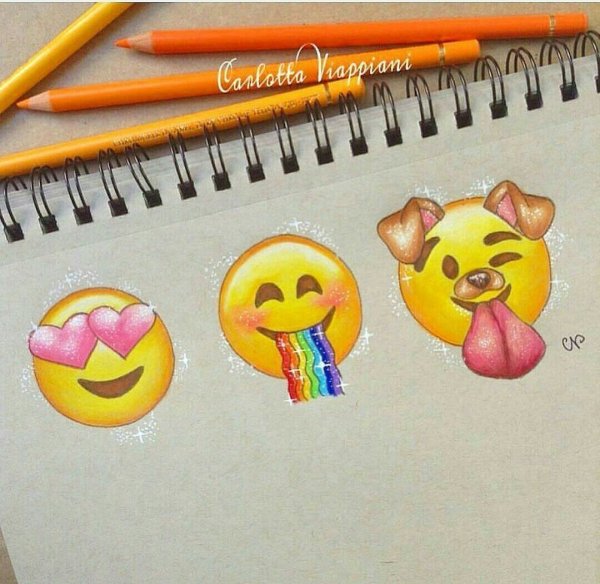 Идеи для рисования смайлики