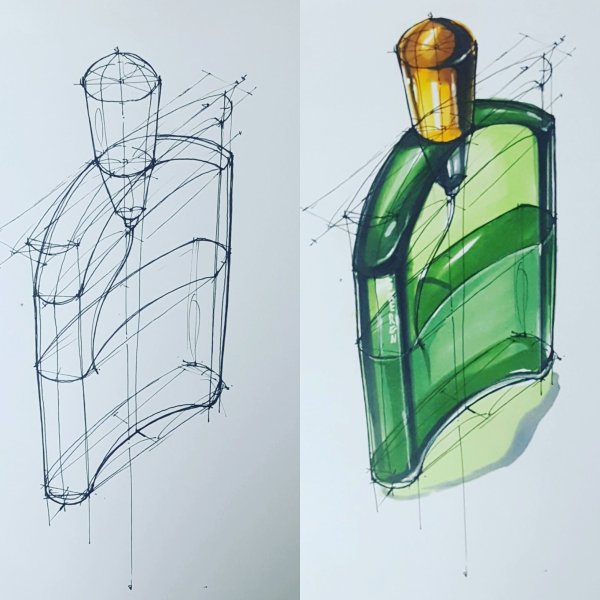 Эскиз стекла