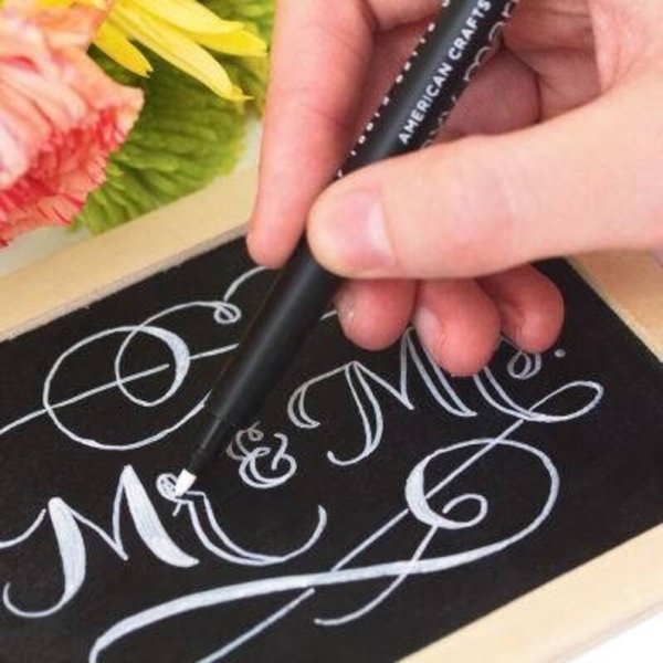 Рисунки меловыми фломастерами