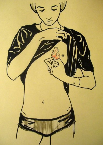 Рисунки маркерами