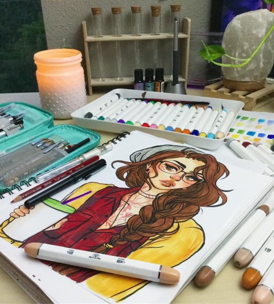 Идеи для рисования маркерами