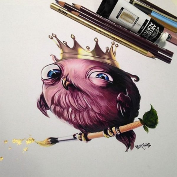 Карла Миалинн рисунки