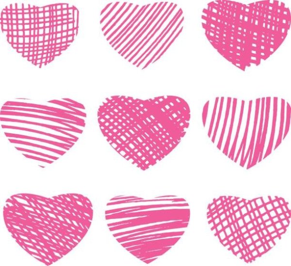 Сердце рисунок фломастером