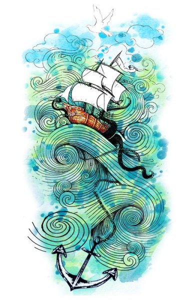 Скетч морская тематика