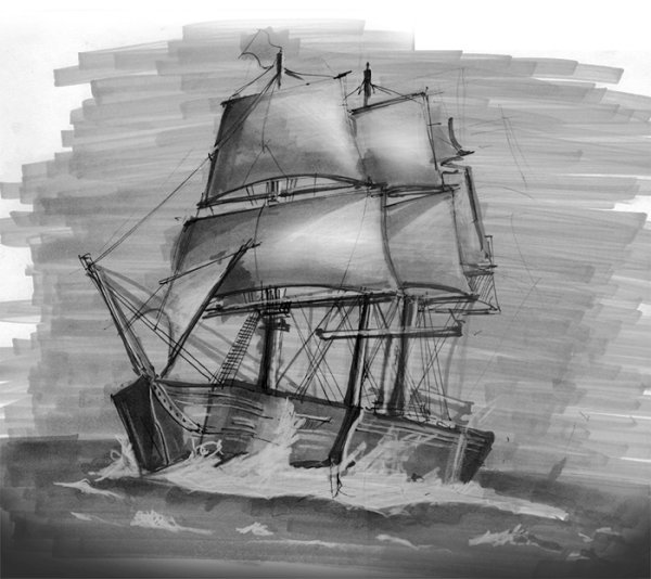 Парусник скетч