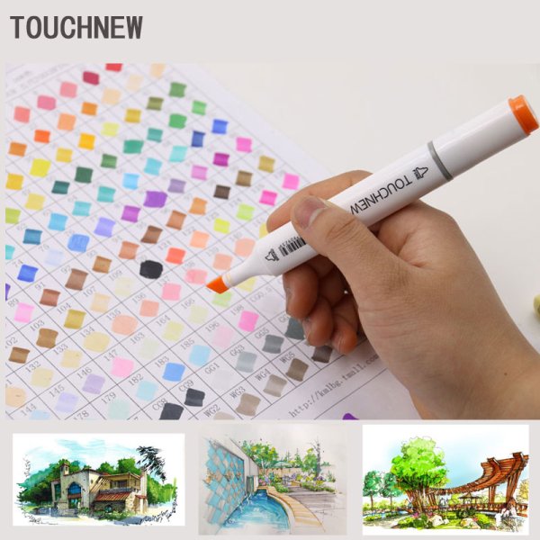 Уроки рисования маркерами