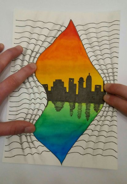 Объемные рисунки