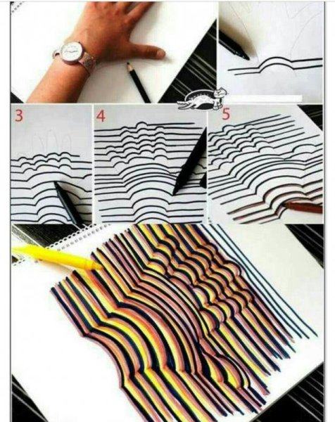 3д рука рисунок