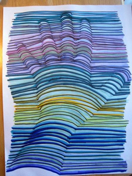 Объемное рисование для детей