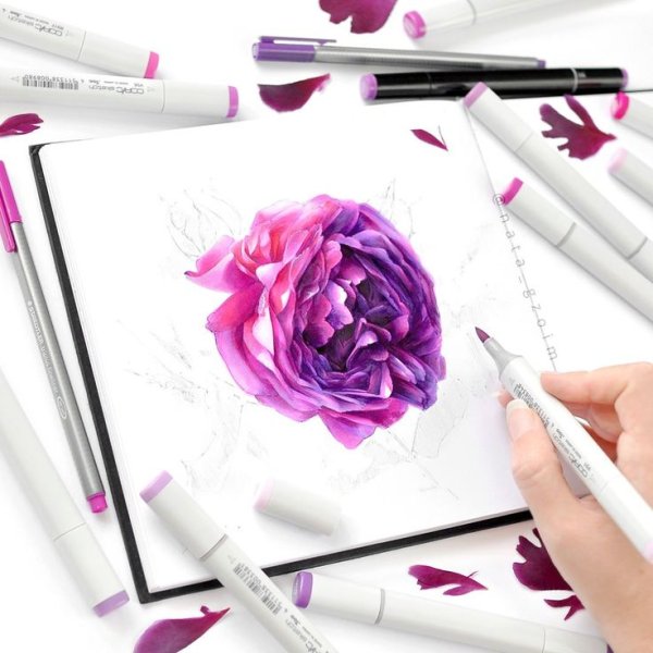 Маркер «цветок»