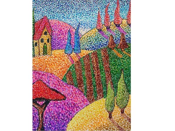 Пуантилизм Поль Синьяк фрукты