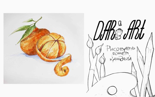 Апельсин рисунок