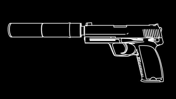 Пистолет Глок из стандофф 2