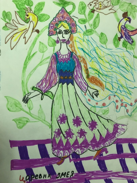 Царевна рисунок
