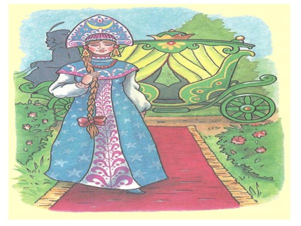 Рисунок к сказке Царевна лягушка