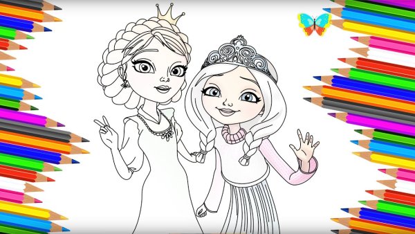 Шарль Перро спящая красавица рисунок карандашом