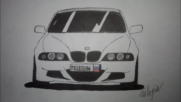 Рисунки БМВ легкие