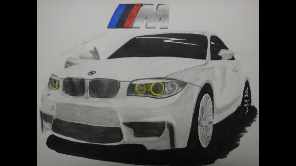 БМВ м5 порисовать