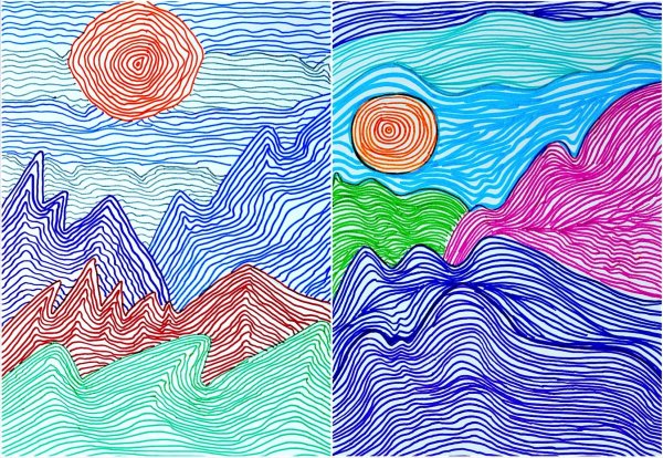 Линейная Графика для дошкольников