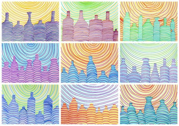 Графический портрет девушки