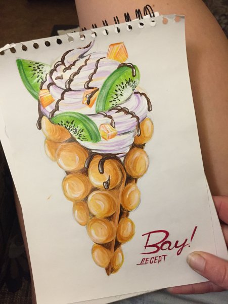 Вафли скетч