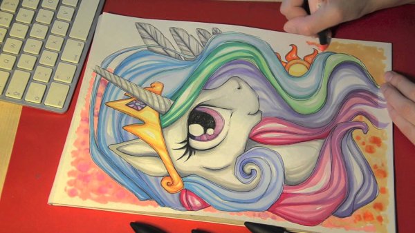 Пони арт для рисования