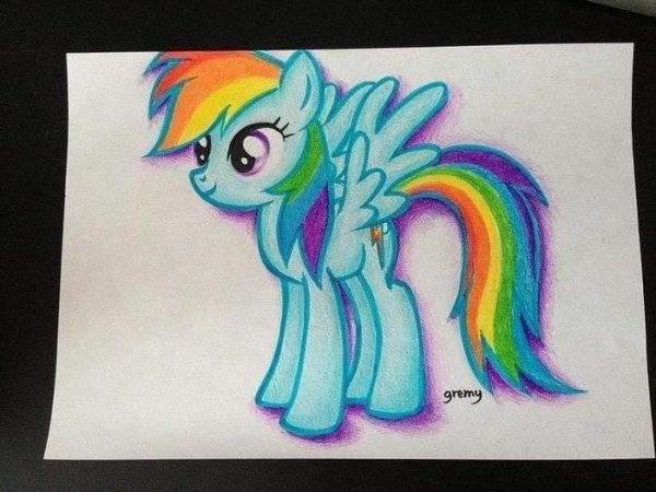 Пони арт для рисования