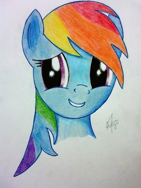 Рисование ручкой пони