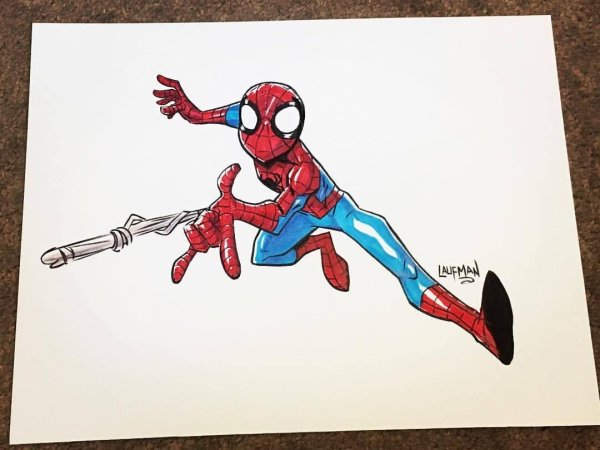 Марвел фломастерами