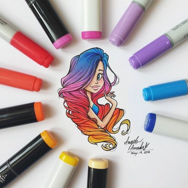 Basir маркеры для скетчинга