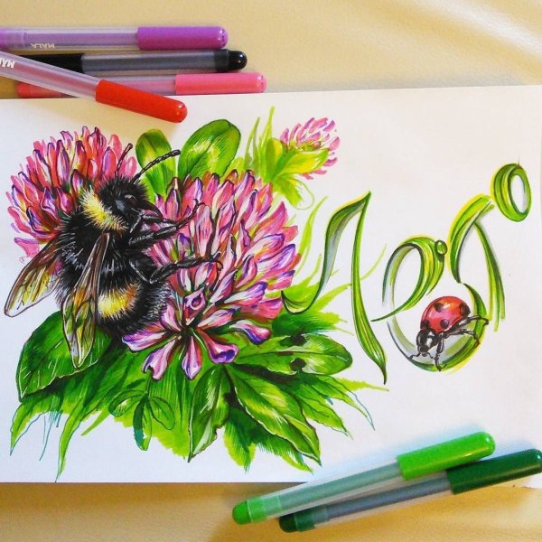 Рисование маркерами для детей