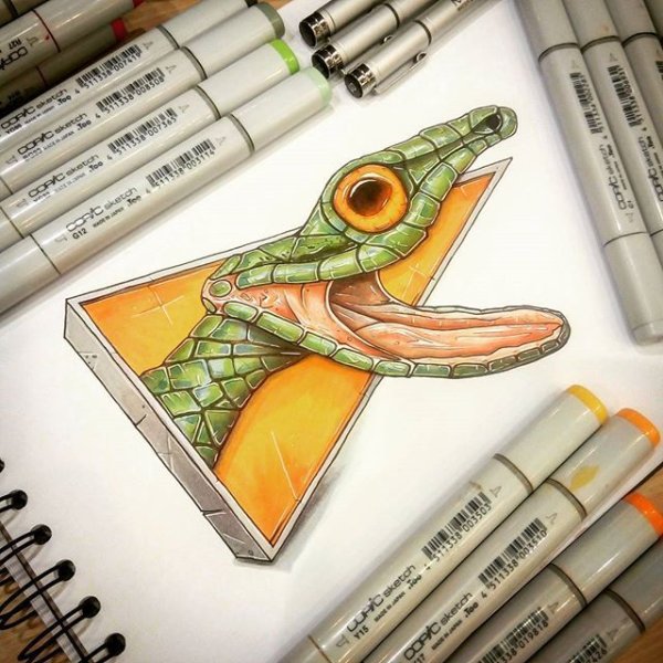 Рисунки маркерами Touch