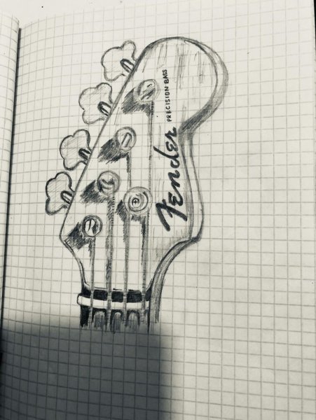 Рисунки на гитаре легкие