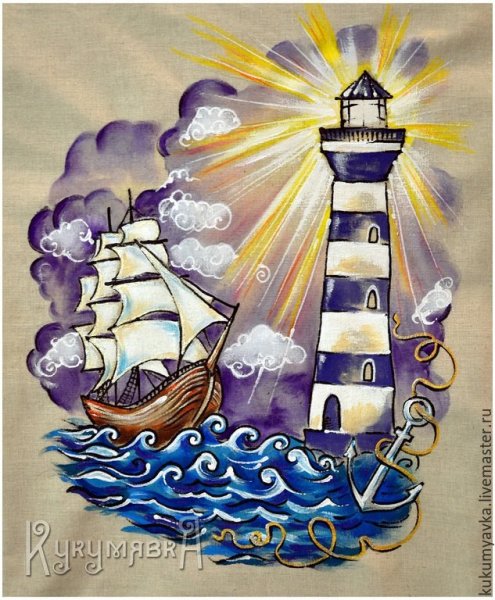 Рисование морская тематика