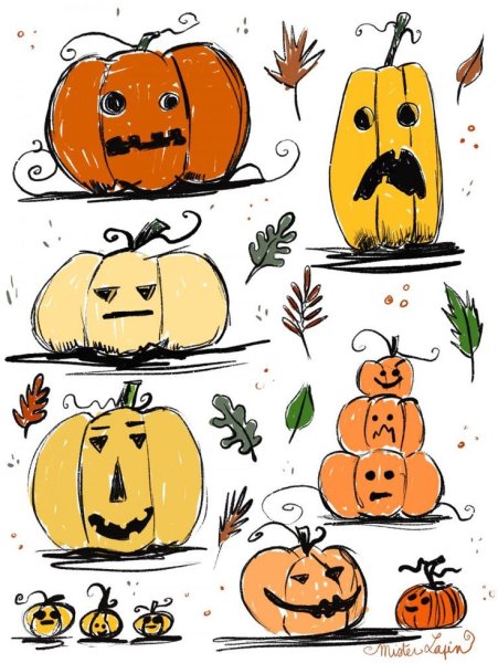 Хэллоуинские скетчи