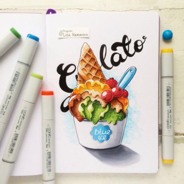 Идеи для рисования маркерами Touch для начинающих