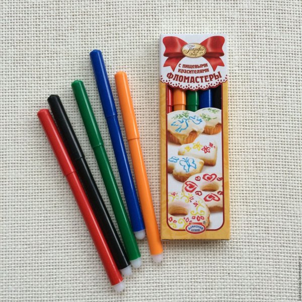 Фломастеры с пищевыми красителями