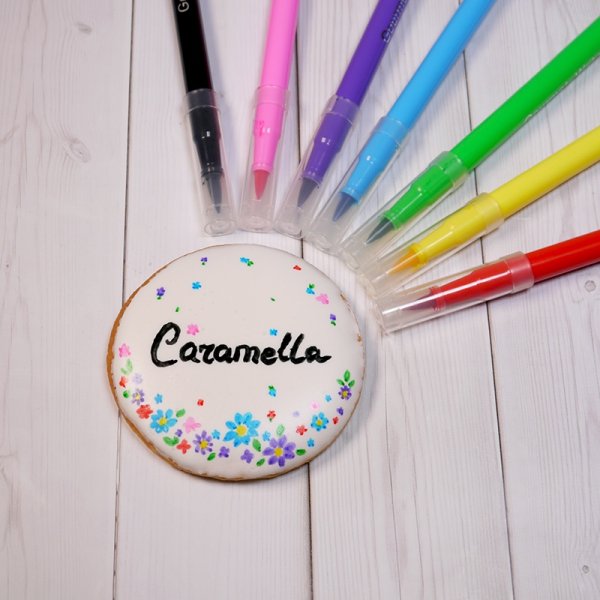 Рисунок на Пасху из пищевых красителей