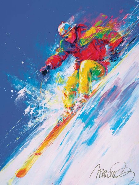 Лыжный спорт арт