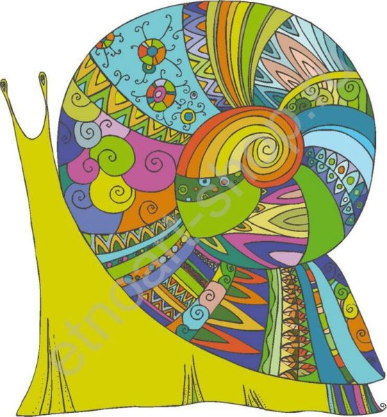 Стилизованные улитки