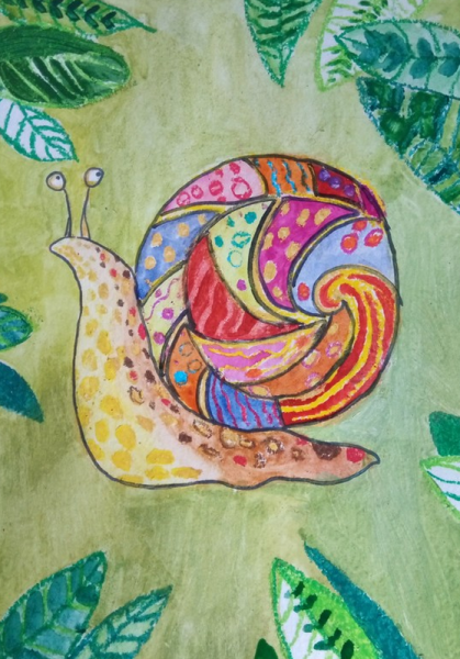 Улитка рисунок