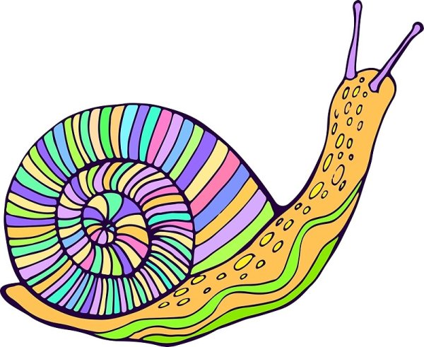 Стилизованные улитки