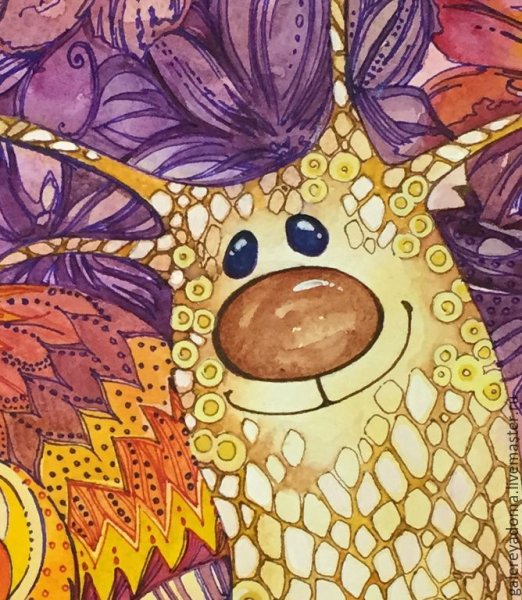 Улитка цветная Графика