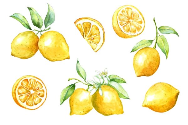 Нарисовать лимон