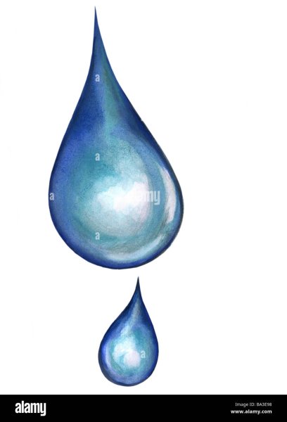 Рисование капельки