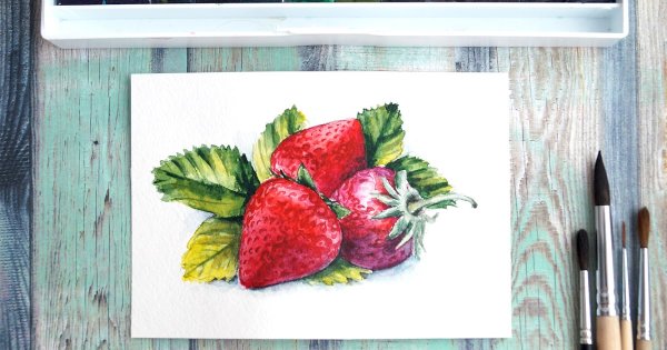 Натюрморт маркерами