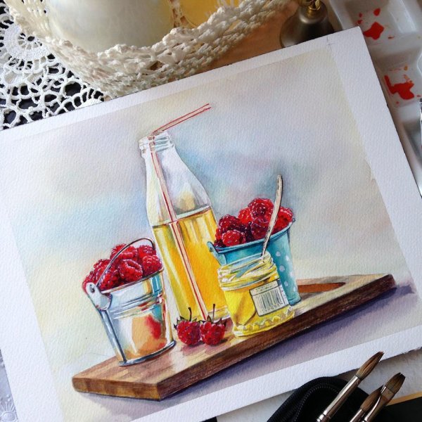 Мария Мишкарева акварель