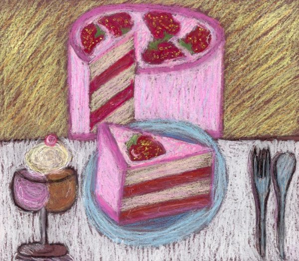 Рисование фломастерами натюрморт